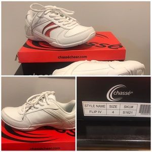 Chasse white cheer sneaker Flip IV S1621